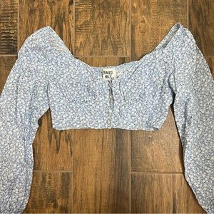 Princess Polly Long Sleeve Crop Top